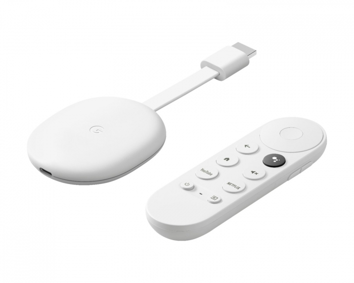 Google Chromecast mit Google TV, Media-Player, 4K - Weiß