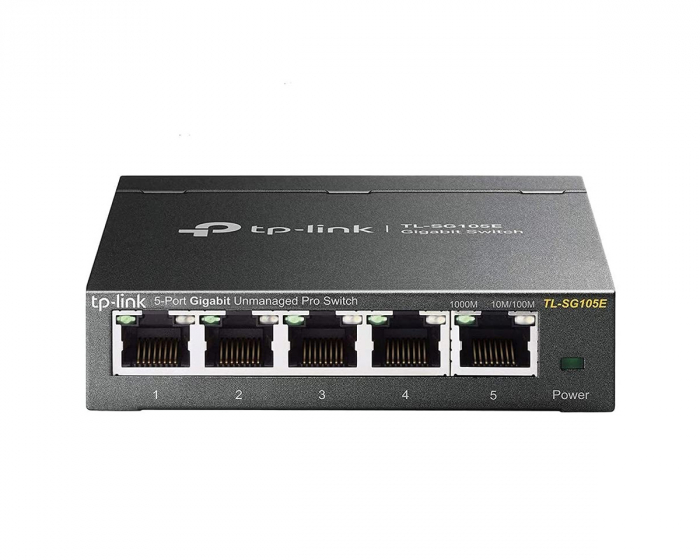 TP-Link Netzwerkswitch TL-SG105E 5-Ports, Web Management, 1 Gbps