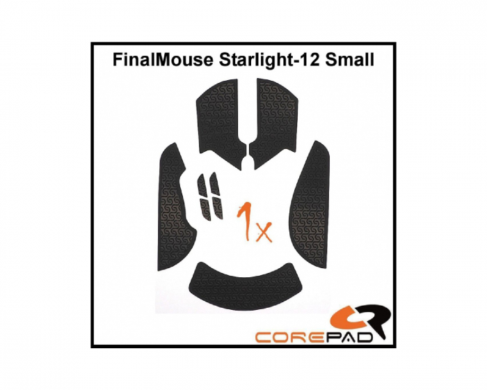 Corepad Grips für FinalMouse Starlight-12 - Small - Schwarz