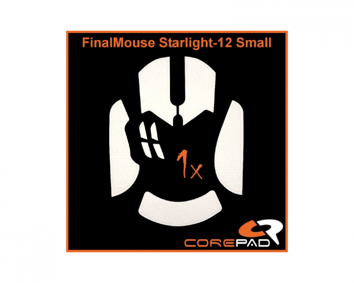 Corepad Grips für FinalMouse Starlight-12 - Small - Weiß
