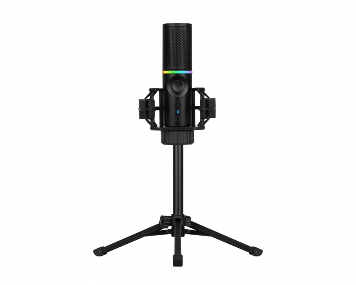 Streamplify MIC - RGB Tripod Microphone - Schwarz