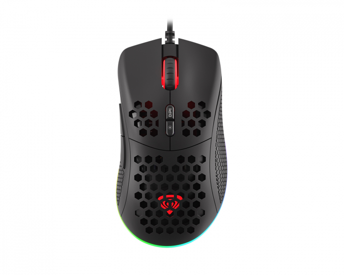 Genesis Krypton 555 Ultralight RGB Gaming-Maus - Schwarz