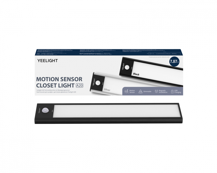 Yeelight Night Light Motion Sensor Closet Light A20 - Schwarz