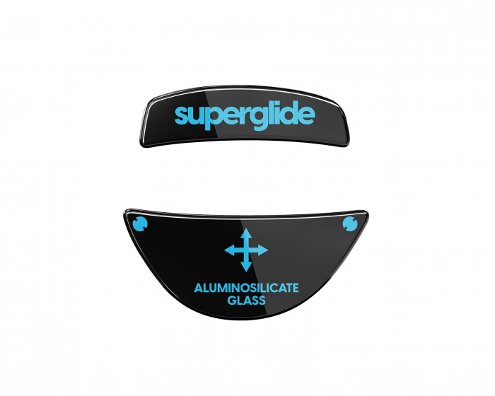 Superglide Glass Skates für Roccat Kone Pro/Pro Air - Schwarz