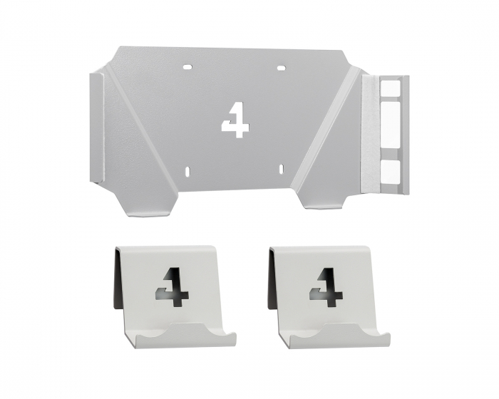 4mount Wandhalterung Bundle für PS4 Pro - Weiß