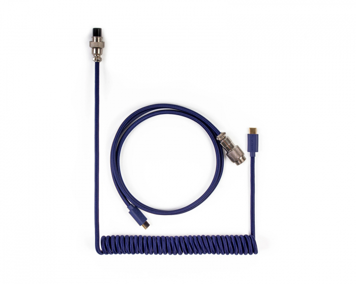 Keychron Custom Coiled Aviator Cable USB-C - Blau