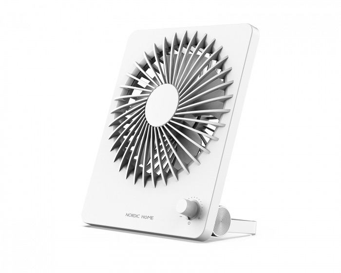Nordic Home Culture FT-771 Wireless Portable USB-fan - Weiß Ventilator