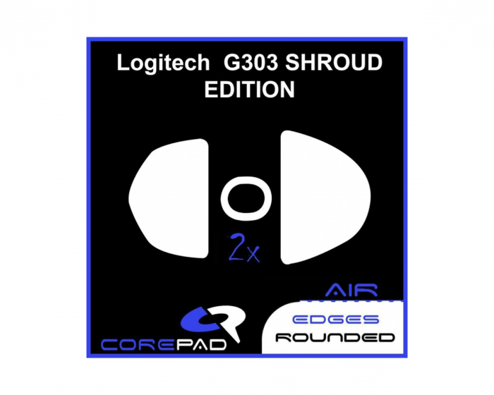 Skatez AIR für Logitech G303 Shroud Edition