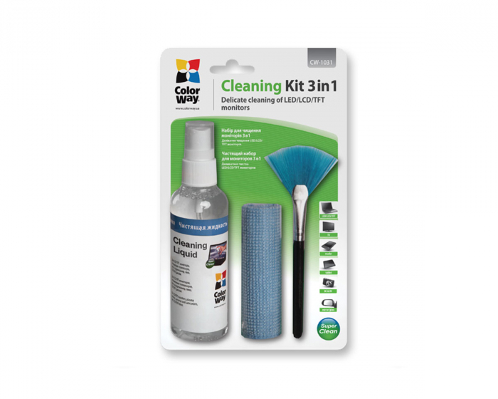 Colorway Cleaning Kit 3 in 1 - Bildschirmreinigungsset