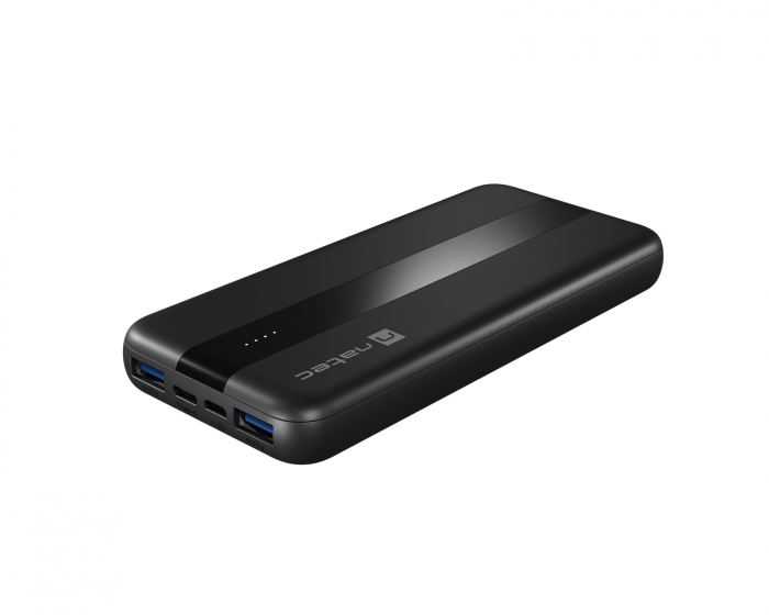 Natec Trevi Slim Q Powerbank 10000 mAh QC and PD - Schwarz