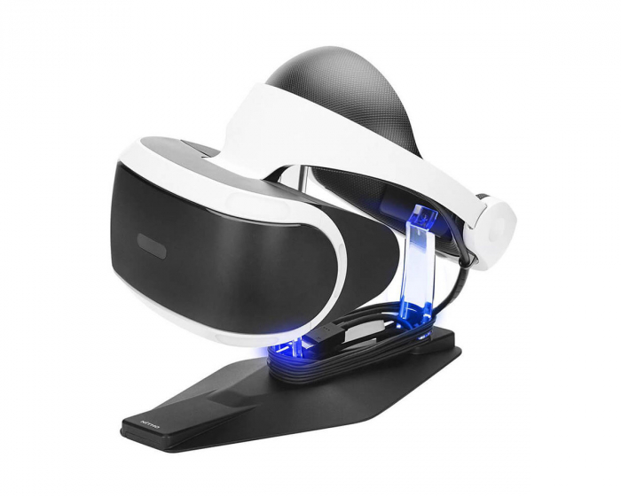 NiTHO VR Stand - PlayStation VR Headset Halterung und Kabelmanagement - Schwarz
