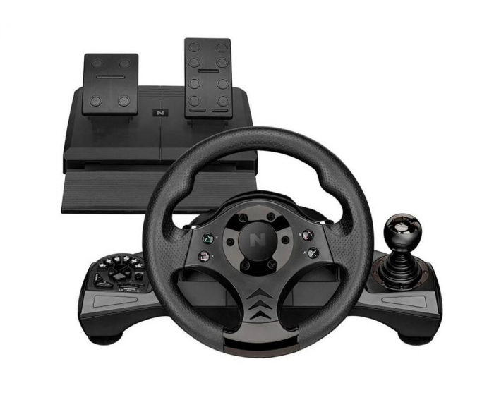 NiTHO Gamingratt Drive Pro V16 (PS4/Switch/PC/Xbox) - Lenkrad und Pedalset