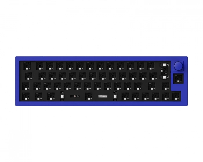 Keychron Q9 QMK 40% ISO Barebone Knob Version RGB Hot-Swap - Blau