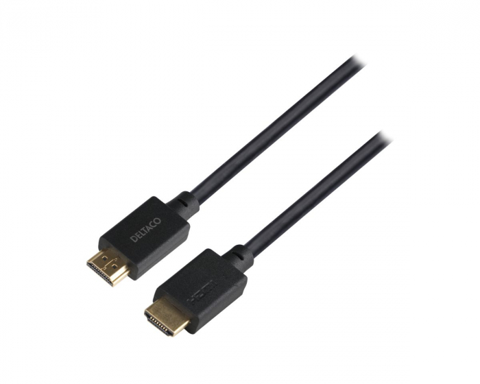 Deltaco 8K Ultra High Speed LSZH HDMI-kabel 2.1 - Schwarz - 4m