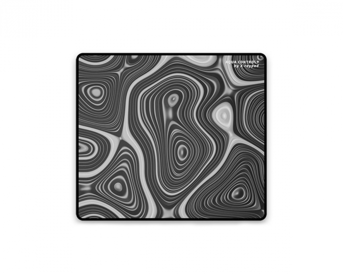 X-raypad Aqua Control Plus Mauspad - Grey Strata - XL Square