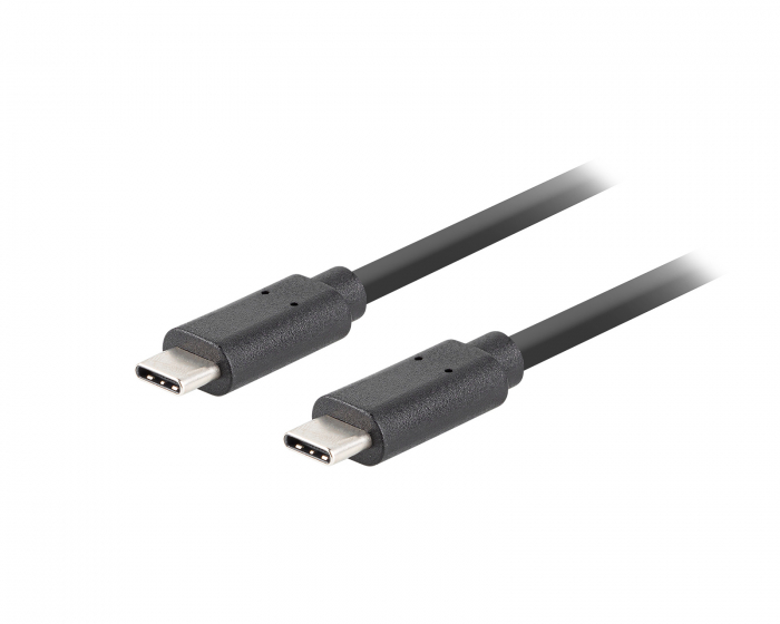 Lanberg USB-C Kabel 3.1 Gen 2 (10GB/s) PD100W Schwarz - 0.5m