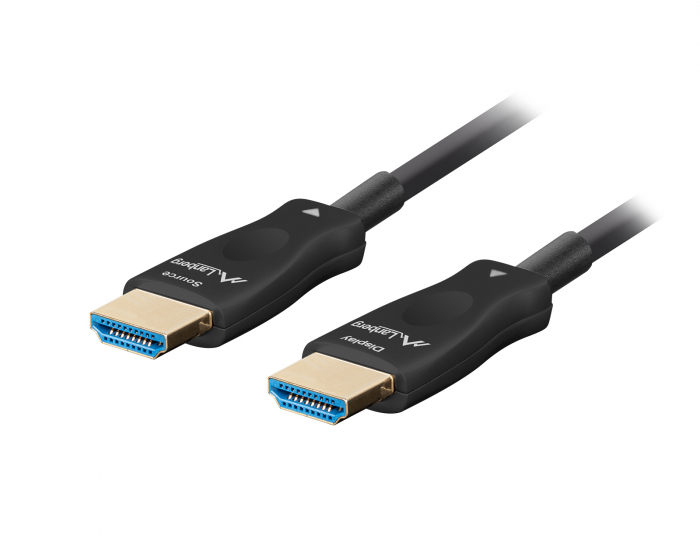 Lanberg HDMI 2.1 Kabel Optical Schwarz 8k - 48Gbps - 50m