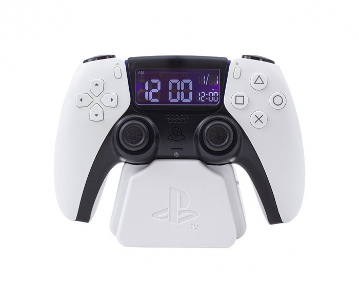 Paladone Playstation Alarm Clock PS5 - Weiß Digitaler Wecker