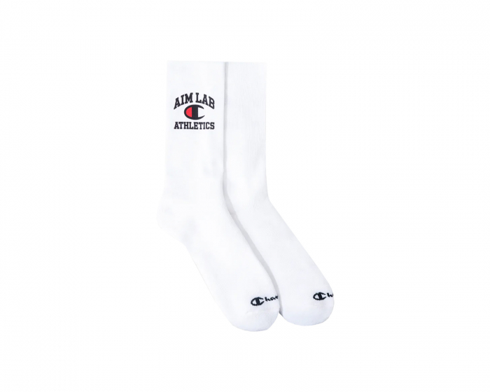 Aim Lab x Champion - Weiße Socken - Medium