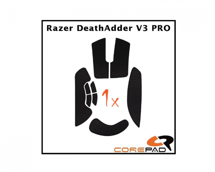 Corepad Soft Grips für Razer DeathAdder V3 PRO - Weiß