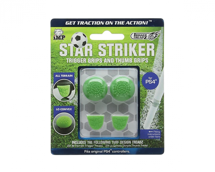 Trigger Treadz PS4 Star Striker Trigger & Thumb Grips - Grepp für PS4 Controller