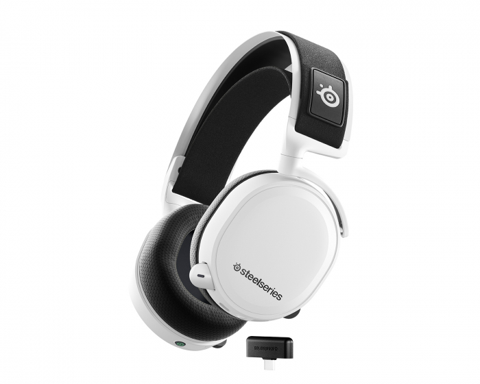 SteelSeries Arctis 7+ Kabellos Gaming-Headset - Weiß