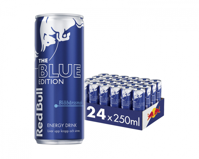 Red Bull 24x Energy Drink, 250 ml, Blue Edition