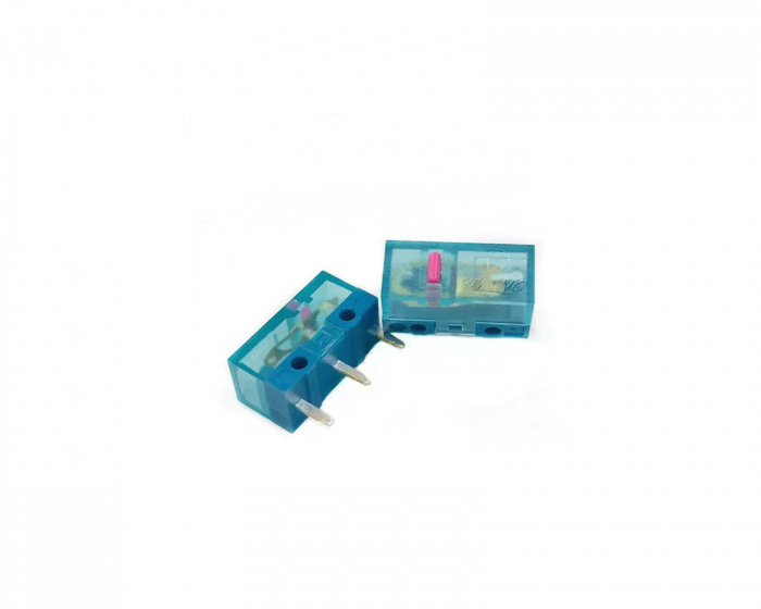 Huano Blue Shell Pink Dot Transparent Switch