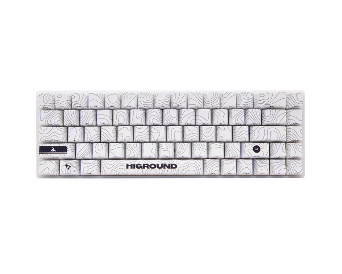 Higround SNOWSTONE Base 65 Hotswap Gaming-Tastatur - ANSI [White Flame]