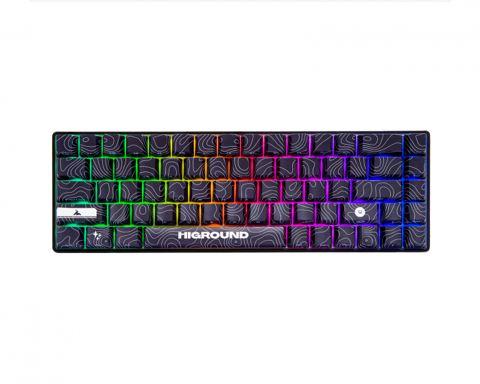 Higround BLACKICE Base 65 Hotswap Gaming-Tastatur - ANSI [White Flame]