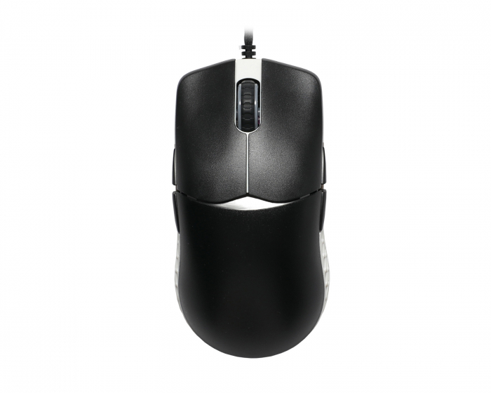 Ducky Feather Black & White Ultralight Gaming-Maus - Omron 60M Micro