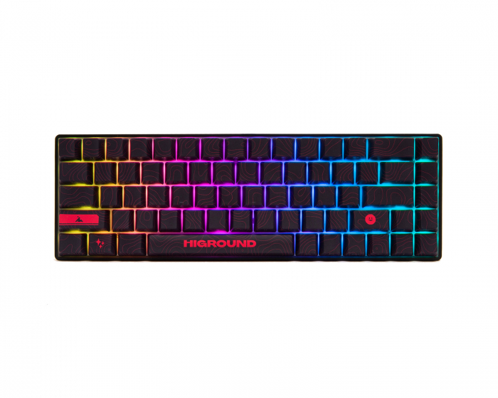 Higround LAVAROCK Base 65 Hotswap Gaming-Tastatur - ANSI [White Flame]