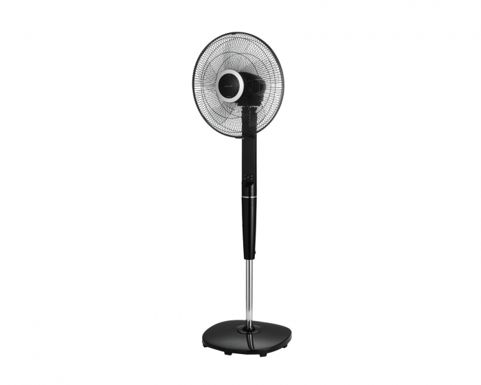 Nordic Home Culture Bodenventilator 400mm - Geräuscharm - Schwarz