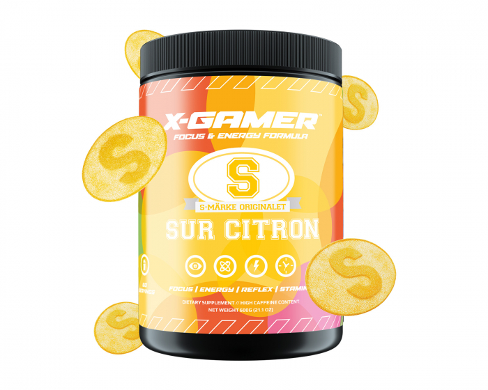 X-Gamer 600g X-Tubz Sura S Citron (Zitrone) - 60 Tagesportionen