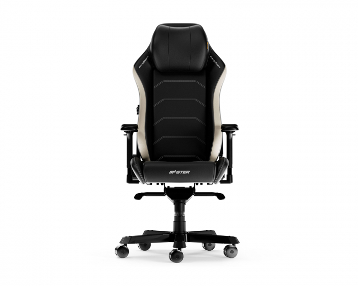 DXRacer MASTER XL Schwarz & Weiß Mikrofaser Leder