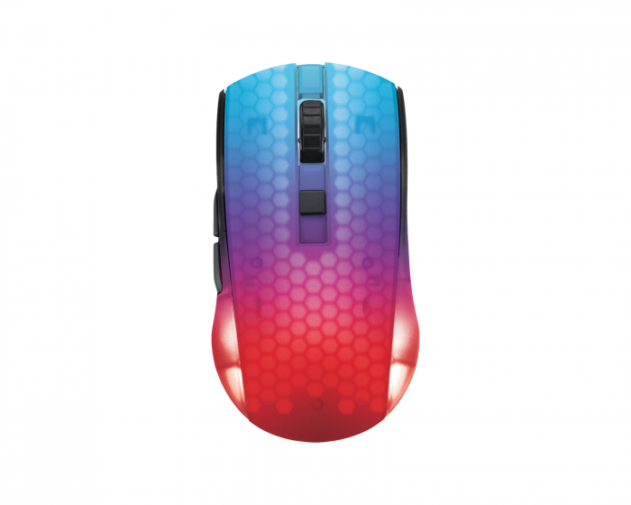 Deltaco Gaming DM320 Kabellose Halbtransparente RGB Gaming Maus - Schwarz