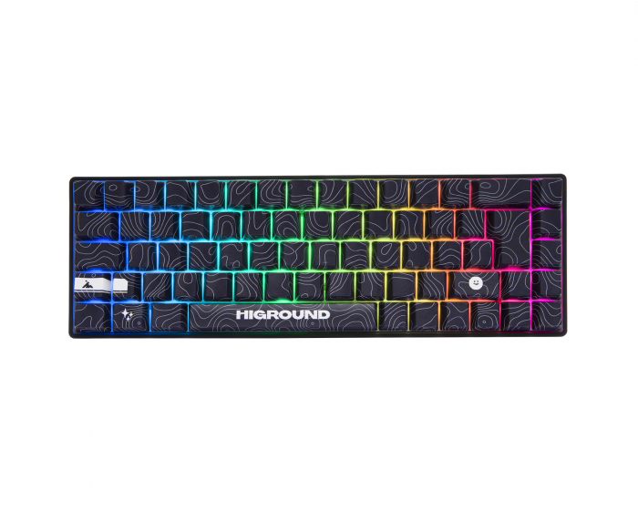 Higround BLACKICE Base 65 Hotswap Gaming-Tastatur - ISO UK [White Flame]