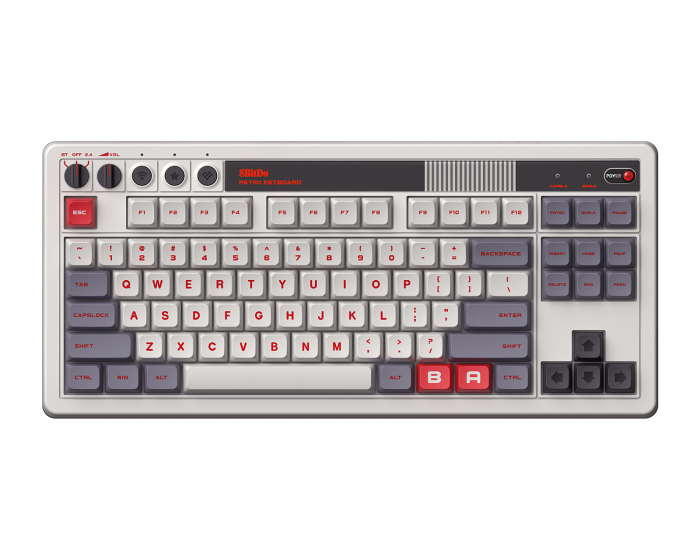8Bitdo Retro Mechanical Keyboard - Kabellose Tastatur ANSI - N Edition