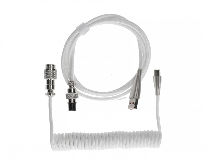 MaxCustom Coiled Cable USB-C - Weiß
