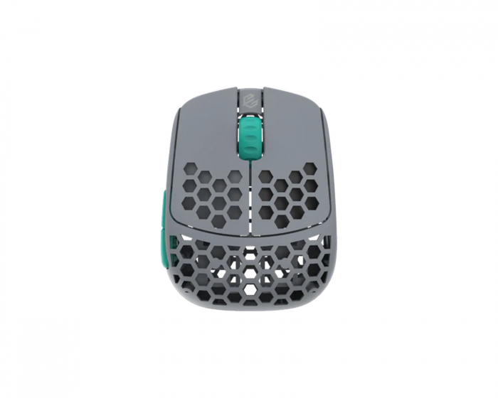 G-Wolves HSK Pro 4K Wireless Mouse - Fingertip Kabellose Gaming-Maus - Grau/Grün