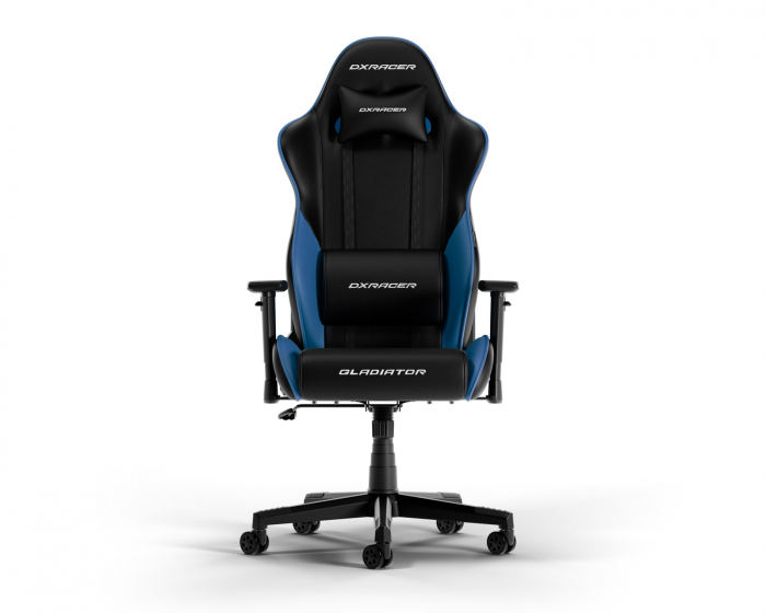 DXRacer GLADIATOR L Schwarz & Blau PVC Leder