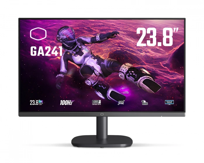 Cooler Master GA241 23.8″ FHD VA 100Hz 1ms Gaming Monitor