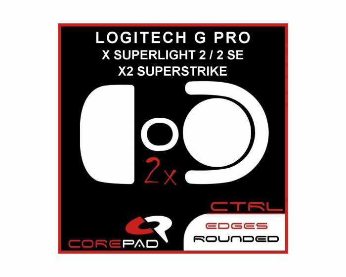 Corepad Skatez CTRL für Logitech G PRO X SUPERLIGHT 2 / 2 SE & X2 SUPERSTRIKE