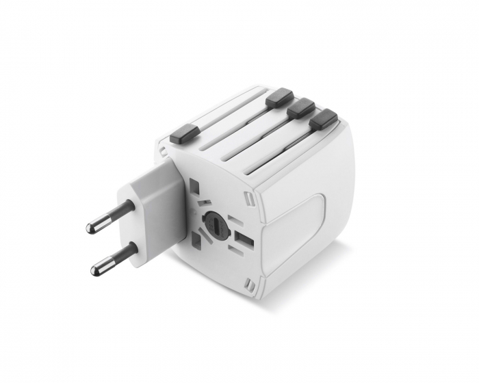 Cellularline WTA - World Travel Adapter Universal - Weiß Reisestecker 