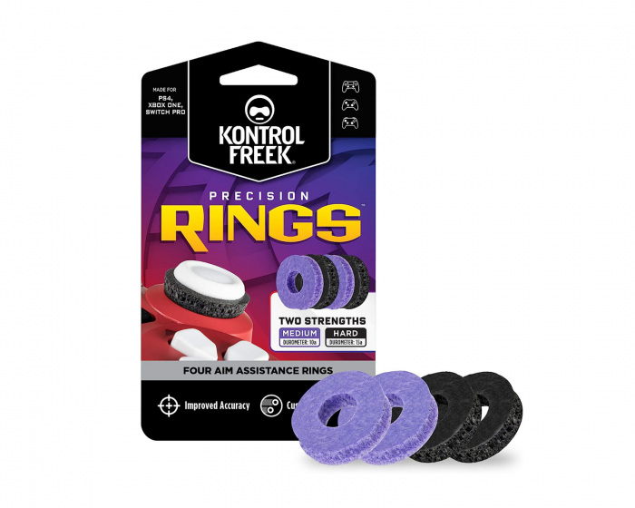 KontrolFreek Precision Rings - (Schwarz/Lila)