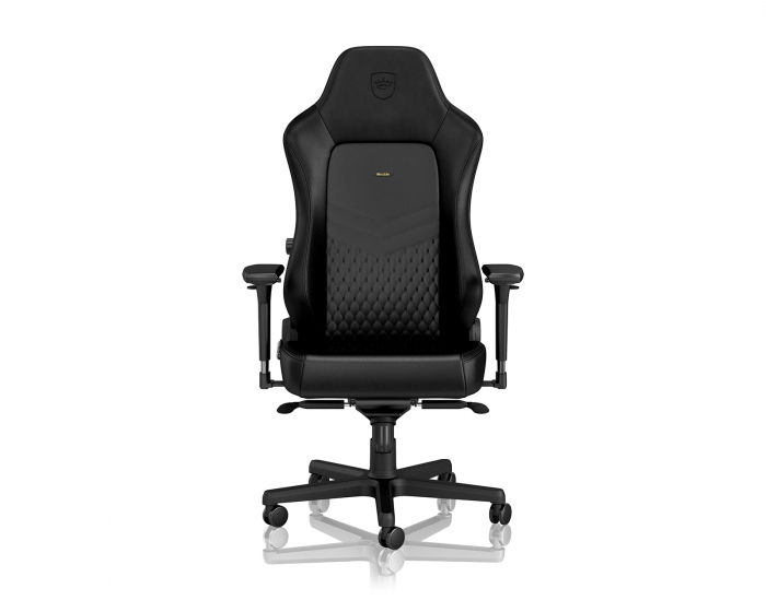 noblechairs HERO Real Leather - Schwarz / Schwarz