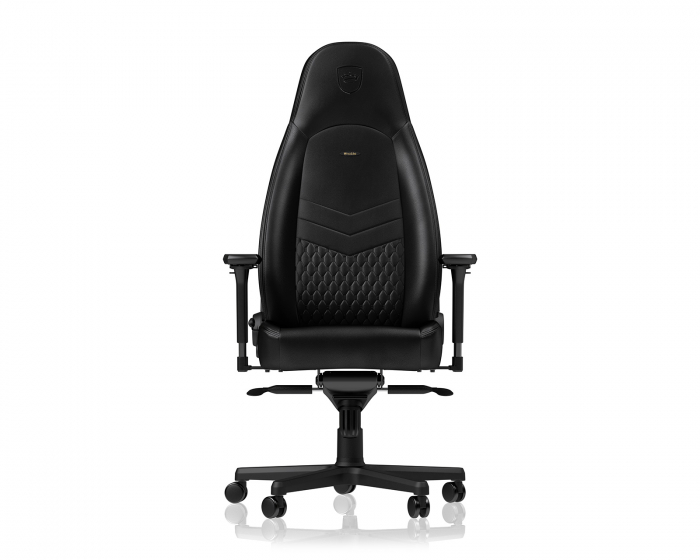 noblechairs ICON Real Leather - Schwarz / Schwarz