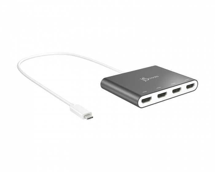 j5create USB-C auf 4-Port HDMI Multi-Monitor Adapter