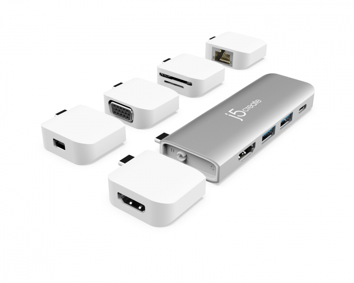 j5create ULTRADRIVE Kit – USB-C Multi-Display Modular Dock