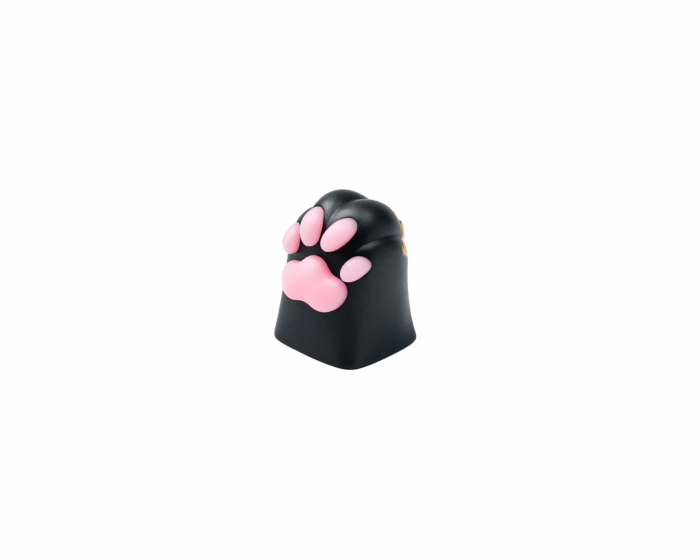 Keychron Kitty Paw Silicone Aluminum Alloy Artisan Keycap - Schwarz